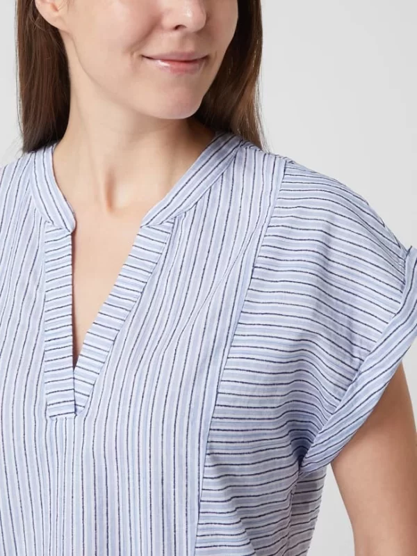 Esprit Blusenshirt Mit Streifenmuster – Bleu 4
