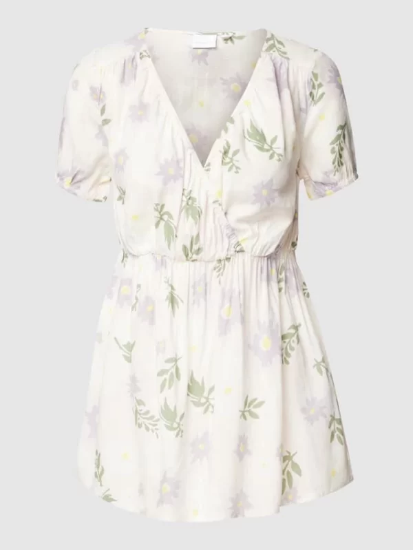 Mamalicious Umstands-Bluse Mit Floralem Muster – Offwhite 3