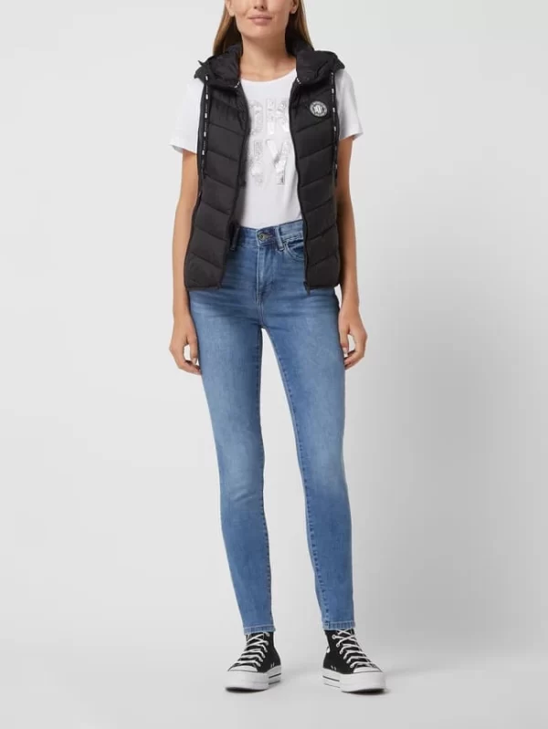 DKNY PERFORMANCE Steppweste Mit Kapuze – Schwarz 1