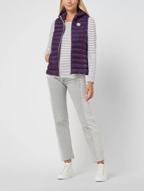 No.1 Como Steppweste Mit Kapuze Modell ‘Stockholm’ – Lila 1