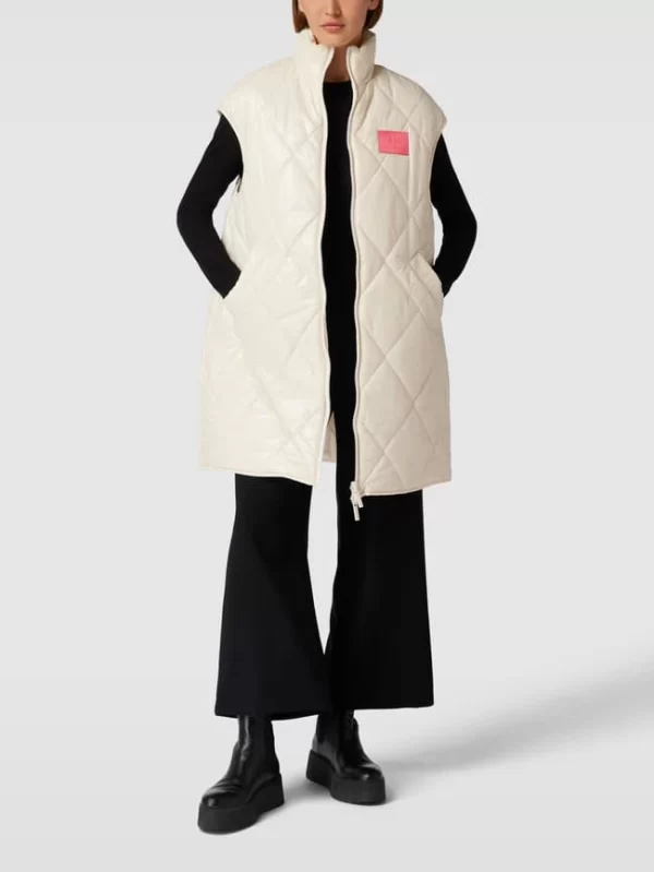 ARMANI EXCHANGE Steppweste In Überlänge – Offwhite 1