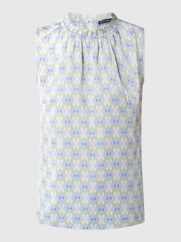 Betty Barclay Blusentop Mit Allover-Muster – Hellblau 3