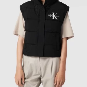 Calvin Klein Jeans Steppweste Mit Stehkragen – Schwarz 13