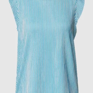 Tom Tailor Denim Bluse Mit Strukturmuster – Bleu 9