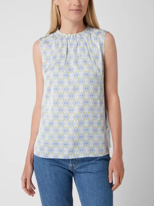 Betty Barclay Blusentop Mit Allover-Muster – Hellblau 5