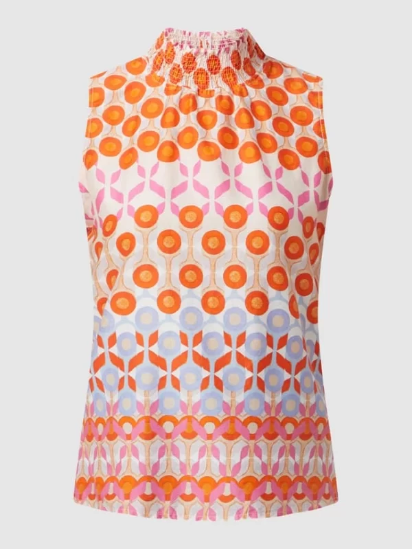 Tonno & Panna Blusentop Aus Baumwolle Modell ‘Mulan’ – Orange 3