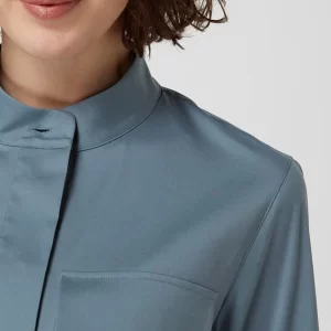 Windsor Bluse Mit 3/4-Arm – Ozean Blau 11