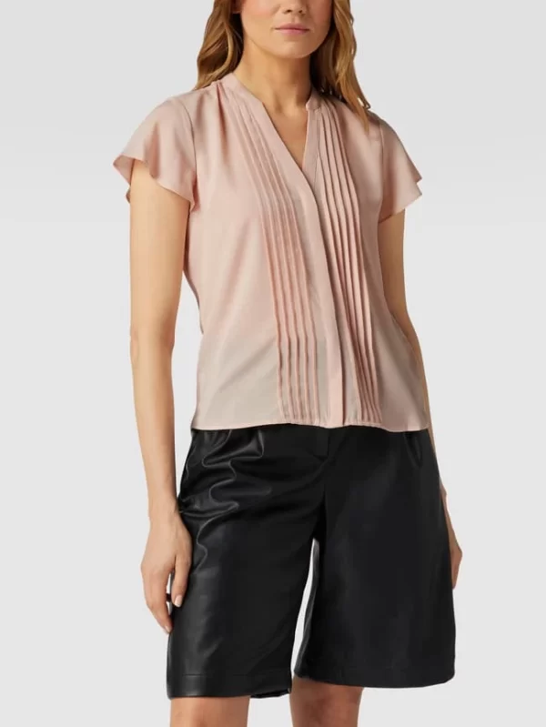 Jake*s Collection Blusenshirt Mit V-Ausschnitt – Rosé 5