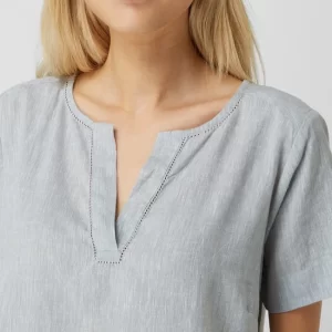 Redgreen Blusenshirt Aus Leinen-Lyocell-Mix Modell ‘Agneta’ – Khaki 11