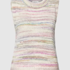 Only Strickweste Mit Streifenmuster Modell ‘CAMA’ – Offwhite 9