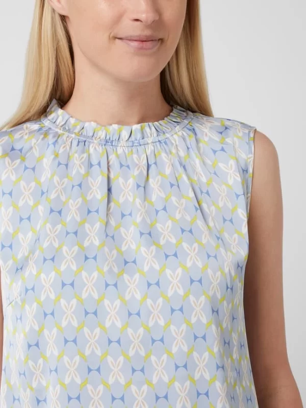 Betty Barclay Blusentop Mit Allover-Muster – Hellblau 4