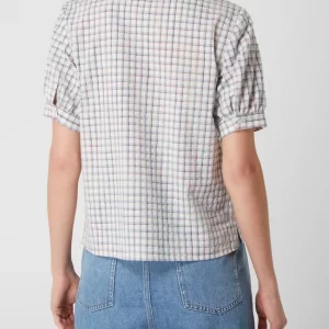 Jake*s Casual Bluse Mit Karomuster – Hellblau 15
