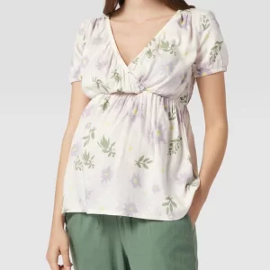 Mamalicious Umstands-Bluse Mit Floralem Muster – Offwhite 13