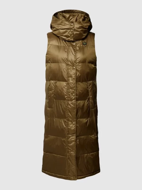 Blauer Usa Weste Mit Label-Details – Khaki 3