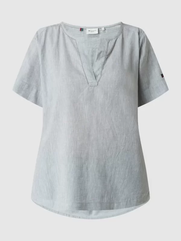Redgreen Blusenshirt Aus Leinen-Lyocell-Mix Modell ‘Agneta’ – Khaki 3