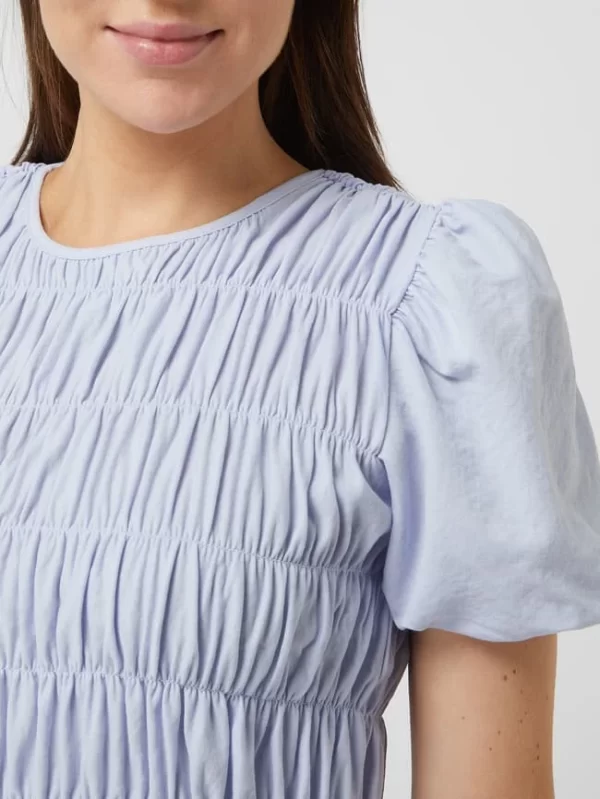 Mango Blusenshirt Aus Viskosemischung – Hellblau 4