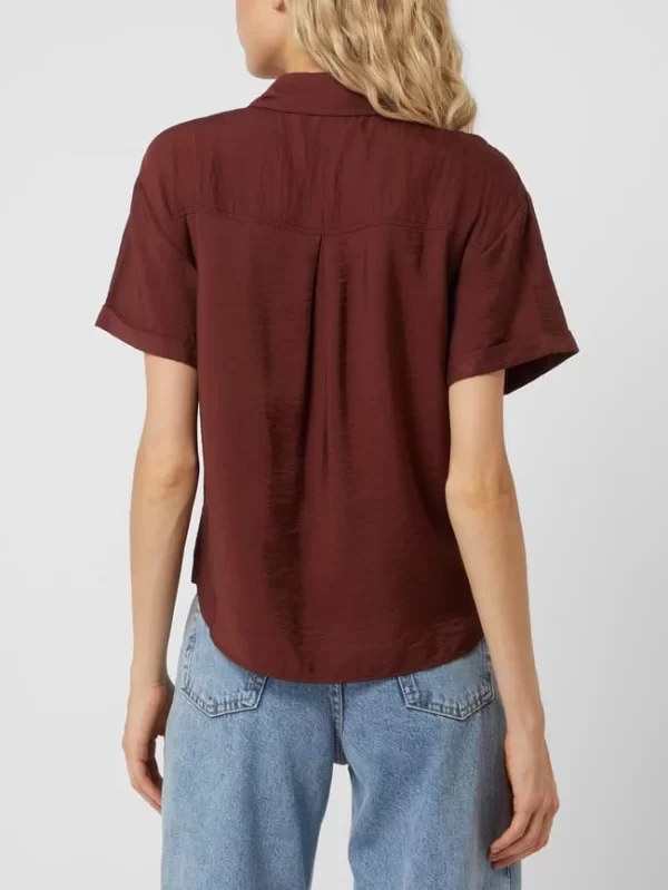 Another Label Bluse Aus Viskosemischung Modell ‘Laurel’ – Schokobraun 6