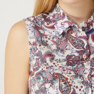 Emily Van Den Bergh Blusentop Mit Paisleymuster – Rot 11