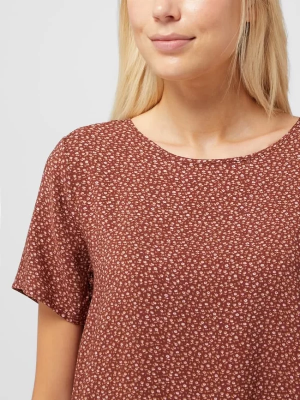 Soyaconcept Blusenshirt Mit Floralem Muster – Bordeaux Rot 4