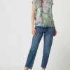 Emily Van Den Bergh Blusenshirt Mit Allover-Muster – Grün 19