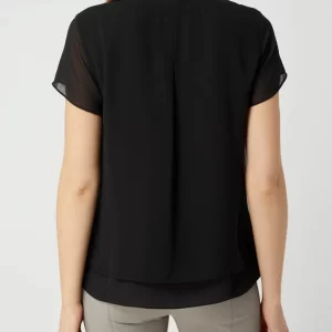 S.Oliver BLACK LABEL Blusenshirt Im Double-Layer-Look – Schwarz 15