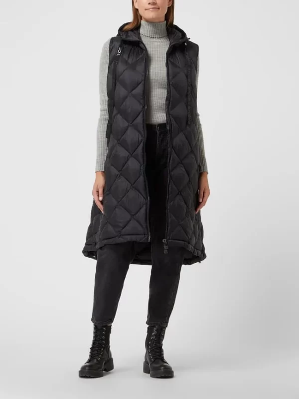 No.1 Como Steppweste Mit Wattierung Modell ‘Gina’ – Schwarz 1