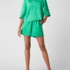 Moves Bluse Aus Satin Modell ‘Satinna’ – Grün 19