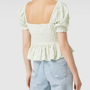 Guess Bluse Mit Karo-Muster – Lindgrün 15