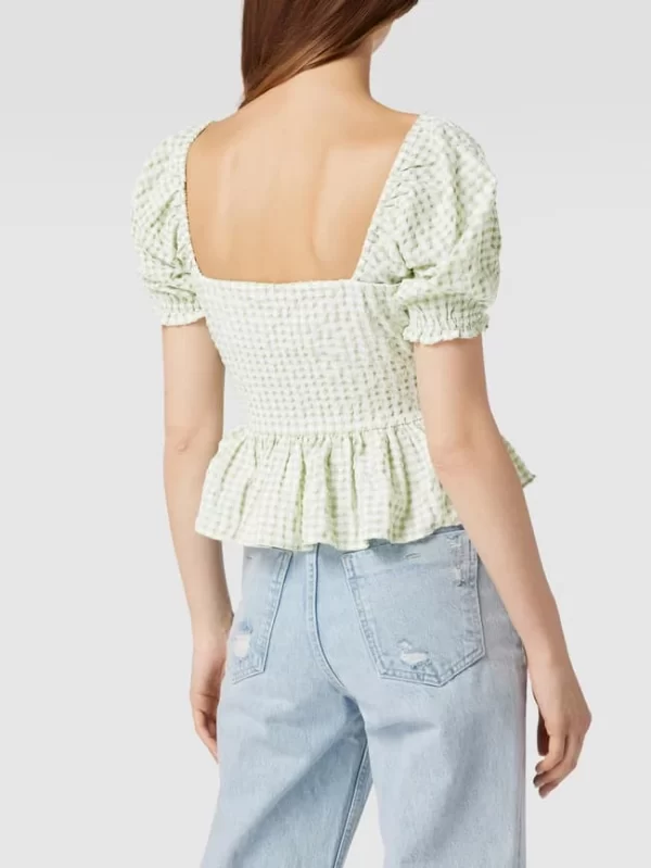 Guess Bluse Mit Karo-Muster – Lindgrün 6