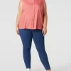 ONLY CARMAKOMA PLUS SIZE Bluse Mit Spitzenbesatz – Mauve 17
