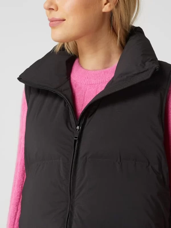 Calvin Klein Womenswear Daunenweste Mit Reißverschlusstaschen – Schwarz 4