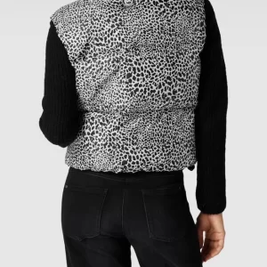 MICHAEL Michael Kors Daunenweste Mit Animal-Print Modell ‘MK Go Puffer Vest’ – Schwarz 15
