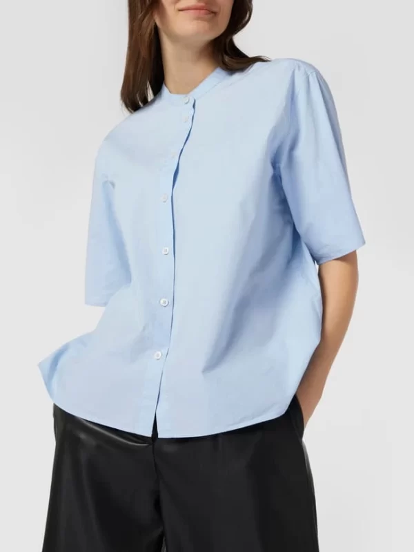 Marc O’Polo Denim Bluse Mit Stehkragen – Bleu 4