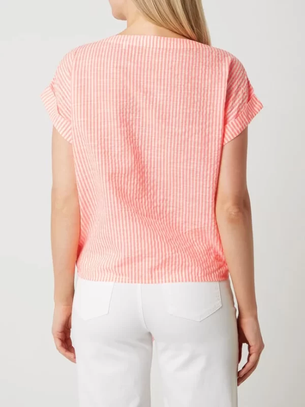 Christian Berg Woman Blusenshirt Aus Baumwolle – Neon Orange 6