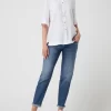 Christian Berg Woman Bluse Aus Leinen Mit 1/2-Arm – Weiß 19
