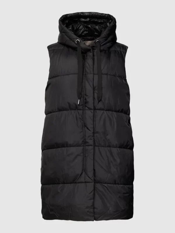 ONLY CARMAKOMA PLUS SIZE Steppweste Mit Kapuze – Schwarz 3