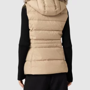 Tommy Hilfiger Daunenweste Mit Label-Detail – Beige 15