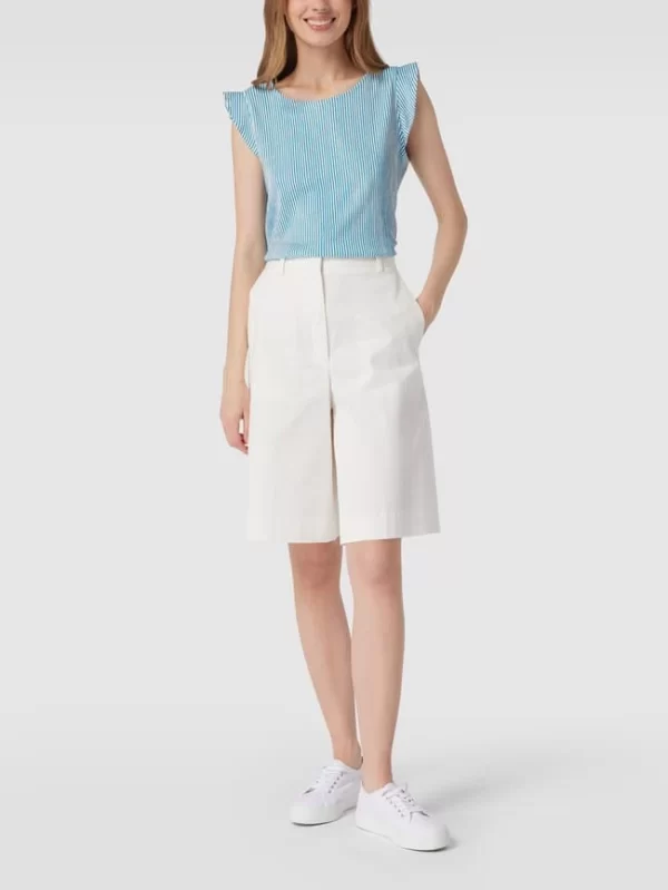 Tom Tailor Denim Bluse Mit Strukturmuster – Bleu 1