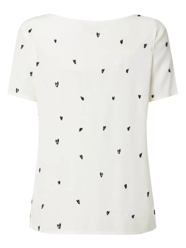 FABIENNE CHAPOT Blusenshirt Mit Herz-Stickereien Modell ‘Doris’ – Schwarz 4