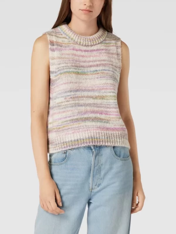 Only Strickweste Mit Streifenmuster Modell ‘CAMA’ – Offwhite 5