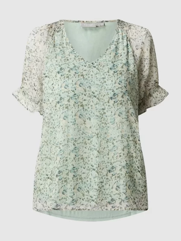 Fransa Blusenshirt Aus Chiffon – Lindgrün 3