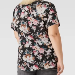 ONLY CARMAKOMA PLUS SIZE Blusenshirt Mit Floralem Muster Modell ‘Carvica’ – Schwarz 15