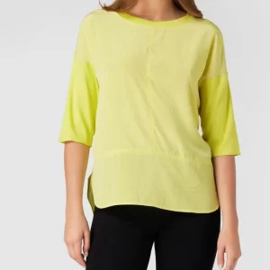 Marc Cain Blusenshirt Mit Ziernähten – Hellgelb 13