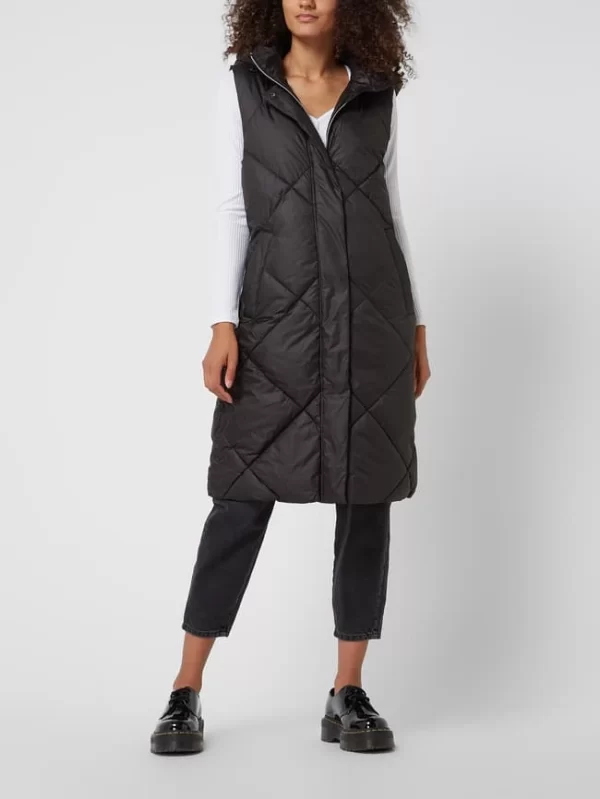 Esprit Collection Steppweste Mit Kapuze – Schwarz 6