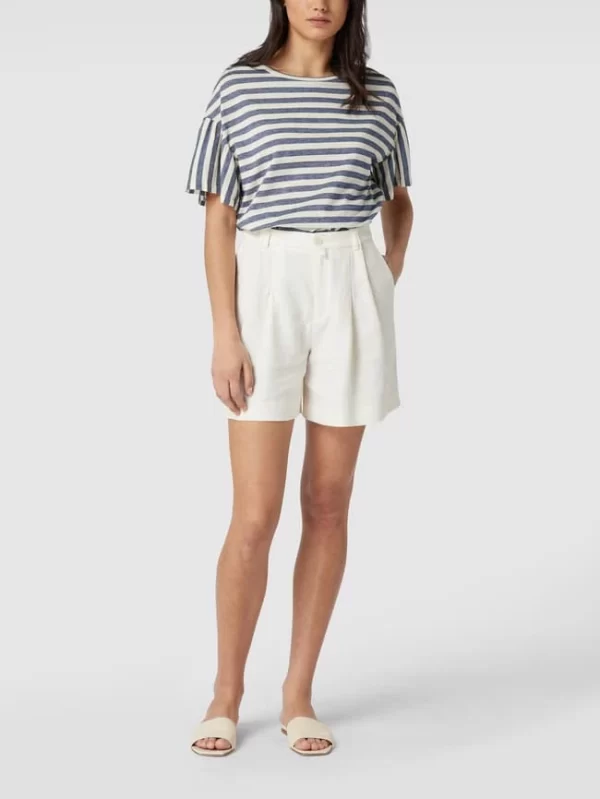 Weekend Max Mara Bluse Mit Streifenmuster Modell ‘Alben’ – Blau 1