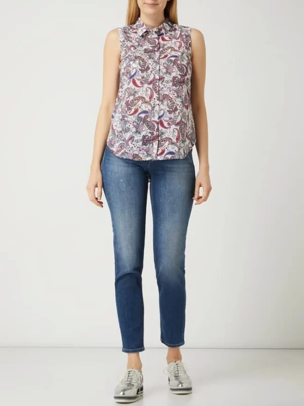 Emily Van Den Bergh Blusentop Mit Paisleymuster – Rot 1