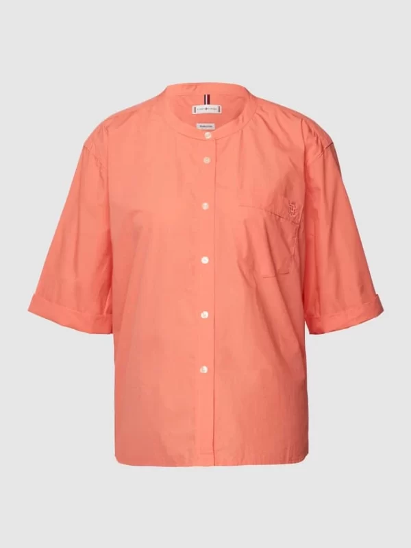 Tommy Hilfiger Bluse Mit Brusttasche – Koralle 3