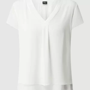 S.Oliver BLACK LABEL Blusenshirt Im Double-Layer-Look – Offwhite 9