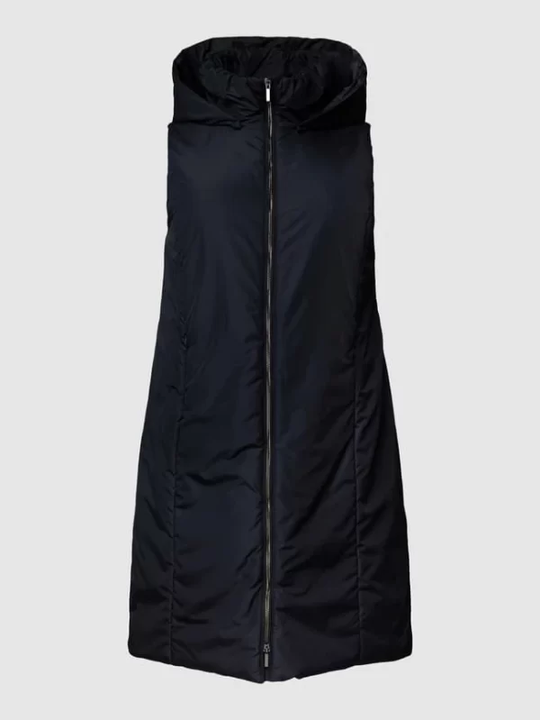 Marina Rinaldi PLUS SIZE Weste Mit Seitlichen Eingrifftaschen Modell ‘Paolo’ – Dunkelblau 3