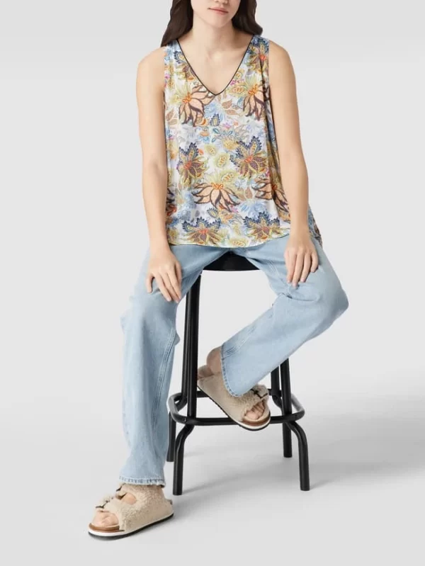 Cinque Bluse Mit Floralem Muster Modell ‘Cituffy’ – Ecru 1